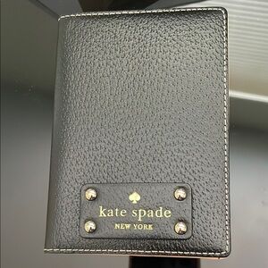 Kate Spade Black Passport Holder
